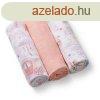 BabyOno 3 db-os sznes,mints textil pelenka - rzsaszn 