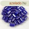 Rulla - cseh 2 lyuk veggyngy - Sapphire Blue Luster - 3x5