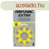 Varta Rayovac Extra hallkszlk elem 10 (PR70)bl/8 1,45V