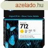 HP 3ED69A Patron Yellow 29ml No.712 (Eredeti)