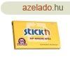 ntapad jegyzettmb, 76x127 mm, 100 lap, STICK N, srga