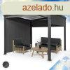 Blumfeldt Pantheon Cortina Solid Sky, pergola, tet, 3 x 3 m