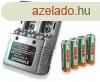 Univerzlis tlt + 4 db ceruza akku / tlthet AA akku 2100