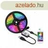 Sznes 5m-es USB LED szalag Bluetooth tvirnytssal