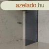 Welland WIA-110 walk-in zuhanyfal - fekete profil / fstveg