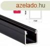 LED Alumnium Profil Magas fal [Y] Fekete 1 mter