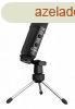 LORGAR 313 Professional Audio Condenser USB Microphone Black