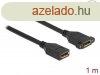 DeLock DisplayPort 1.2 cable female to female panel-mount 4K