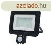 Nedes Led Reflektor 50W 4000K IP65 Fekete Mozgsrzkelvel