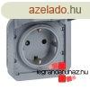 Legrand Plexo 55 2P+F csatlakozaljzat csapfedllel, csavar