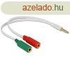 DELOCK talakt Headset Stereo jack 1x 3.5mm 4 pin male >