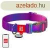 Nylon dog collar with QR code WAUDOG 15 mm wide, 25-35 cm lo