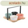 Rviditalos Szett DKD Home Decor 20 x 20 x 14 cm Porceln T