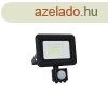 Nedes Led Reflektor 20W 4000K IP65 Fekete Mozgsrzkelvel