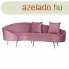 Kanap DKD Home Decor Rzsaszn Dirado Fm Poliszter (210 x