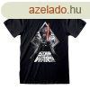 Rvid ujj pl Star Wars Galaxy Portal Fekete Unisex MOST 3