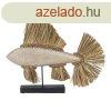 Dekoratv Figura Fehr Barna Termszetes Hal 70 x 12 x 53 cm