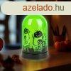 Halloween-i LED dekor - zld - 3 x AAA - 8 x 12,5 cm