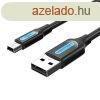 USB 2.0 A to Mini-B cable Vention COMBD 0.5m Black PVC