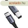 USB-C to USB-B 2.0 cable (for printer) Ugreen US370, 1m (bla