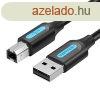 Cable USB 2.0 A to B Vention COQBD 0.5m (black)