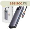 Baseus Metal Gleam Series 6 az 1-ben hub, USB-C - 3x USB 3.0