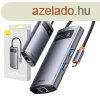 Baseus Metal Gleam Series 4 az 1-ben hub, USB-C - 3x USB 3.0