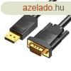 DisplayPort-VGA kbel 3m Vention HBLBI (fekete)