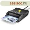 AXAGON CRE-SM3N Smart Card Flatreader Black