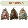 Fali Dekorci DKD Home Decor Kk Piros Aranysrga Buddha Ke