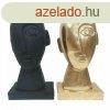 Dekoratv Figura DKD Home Decor Arc Fekete Aranysrga 14,5 x