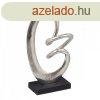 Dekoratv Figura 18,5 x 8 x 34 cm Fekete Ezst MOST 24278 HE