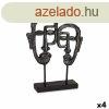 Dekoratv Figura Arc Fekete 27 x 32,5 x 10,5 cm (4 egysg) M