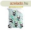 Paplanhuzat-szett HappyFriday Moshi Moshi Panda Garden Blue 