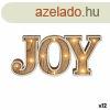 Dekoratv Figura Joy Termszetes Fa 3,7 x 11,5 x 26 cm (12 e