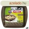 Stforma Pyrex Asimetria Ngyzetben Fekete Fm 24 x 24 cm (