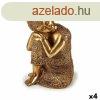 Dekoratv Figura Buddha ls Aranysrga 20 x 30 x 20 cm (4 e