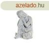 Dekoratv Figura DKD Home Decor Szrke Vilgos szrke Buddha