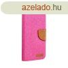 CANVAS Book case for SAMSUNG A34 5G pink