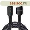 USB-A USB-C kbel, Essager, EXCT-CG01, 66W, 1m (fekete)