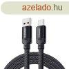 USB-USB-C kbel, Essager, EXCT-YS01-P, 100W, 1m (fekete)