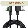 Mcdodo CA-5280 LED USB-Micro USB kbel, 1,8m (fekete)