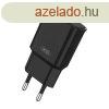 Fali tlt XO L92D, 1x USB, 18W, QC 3.0 (fekete)