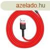 Baseus Cafule 2.4A Lightning USB-kbel, 1 m (piros)