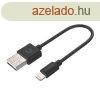 Kbel USB Lightning Cygnett 12W 0.1m (fekete)