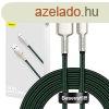 Baseus Cafule USB-vilgts kbel, 2,4A, 2m (zld)