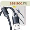 Baseus Crystal Shine USB-vilgt kbel, 2,4A, 2m (fekete)