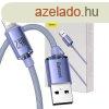 Baseus Crystal Shine USB-vilgt kbel, 2,4A, 1.2m (lila)