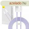 Baseus Dynamic USB-villamos kbel, 2,4A, 2m (lila)