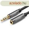 UGREEN AUX 3,5 mm-es jack audi hosszabbt kbel, 1m (feket